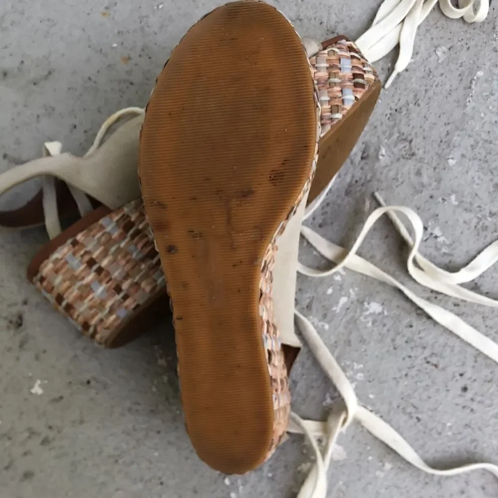 See by Chloe lace up wedge